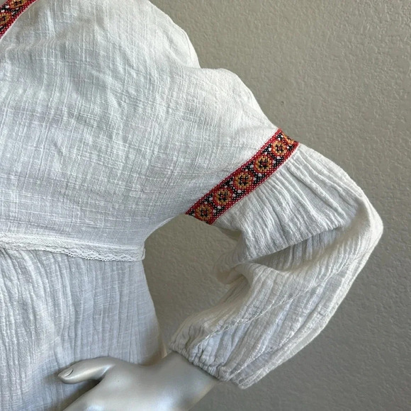 Max Studio London Womens Embroidered Lace Trim Casual Dress - Picture 6 of 9